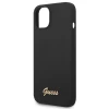 Чохол Guess Silicone Vintage Gold Logo для iPhone 14 Plus Black (GUHCP14MSLSMK)