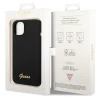 Чохол Guess Silicone Vintage Gold Logo для iPhone 14 Plus Black (GUHCP14MSLSMK)