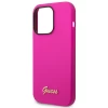 Чехол Guess Silicone Vintage Gold Logo для iPhone 14 Pro Fuschia (GUHCP14LSLSMF)