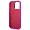 Чехол Guess Silicone Vintage Gold Logo для iPhone 14 Pro Fuschia (GUHCP14LSLSMF)