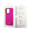 Чехол Guess Silicone Vintage Gold Logo для iPhone 14 Pro Fuschia (GUHCP14LSLSMF)