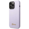 Чохол Guess Silicone Vintage Gold Logo для iPhone 14 Pro Purple (GUHCP14LSLSMU)