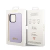 Чохол Guess Silicone Vintage Gold Logo для iPhone 14 Pro Purple (GUHCP14LSLSMU)