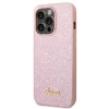 Чехол Guess Glitter Script для iPhone 14 Pro Max Pink (GUHCP14XHGGSHP)