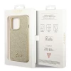 Чехол Guess Glitter Script для iPhone 14 Pro Gold (GUHCP14LHGGSHD)