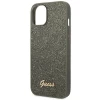 Чехол Guess Glitter Script для iPhone 14 Green (GUHCP14SHGGSHN)