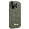 Чехол Guess Glitter Script для iPhone 14 Pro Max Green (GUHCP14XHGGSHN)