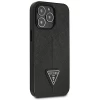 Чехол Guess Saffiano Triangle Logo для iPhone 14 Pro Black (GUHCP14LPSATLK)