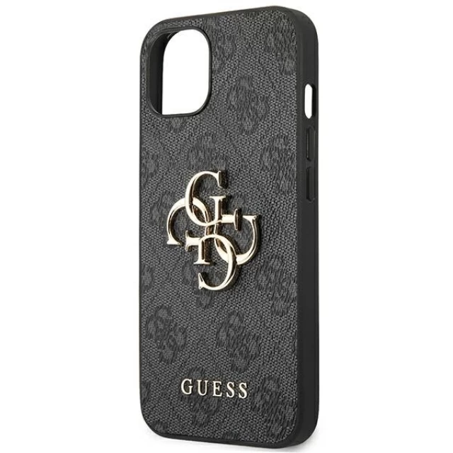 Чохол Guess 4G Big Metal Logo для iPhone 14 Gray (GUHCP14S4GMGGR)