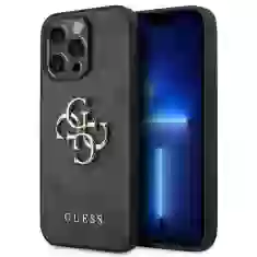 Чехол Guess 4G Big Metal Logo для iPhone 14 Pro Max Gray (GUHCP14X4GMGGR)