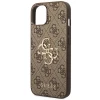 Чехол Guess 4G Big Metal Logo для iPhone 14 Brown (GUHCP14S4GMGBR)