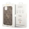 Чехол Guess 4G Big Metal Logo для iPhone 14 Brown (GUHCP14S4GMGBR)