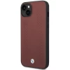 Чехол BMW для iPhone 14 Leather Diamond Pattern Burgundy (BMHCP14S22RFGR)