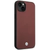 Чехол BMW для iPhone 14 Leather Diamond Pattern Burgundy (BMHCP14S22RFGR)