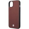 Чохол BMW для iPhone 14 Leather Diamond Pattern Burgundy (BMHCP14S22RFGR)