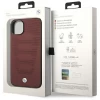 Чохол BMW для iPhone 14 Leather Seats Pattern Burgundy (BMHCP14S22RPSR)