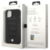 Чехол BMW для iPhone 14 Leather Seats Pattern Black (BMHCP14S22RPSK)