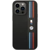 Чехол BMW для iPhone 14 Pro Tricolor M Collection Black (BMHCP14L22PPMK)