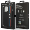 Чохол BMW для iPhone 14 Pro Tricolor M Collection Black (BMHCP14L22PPMK)