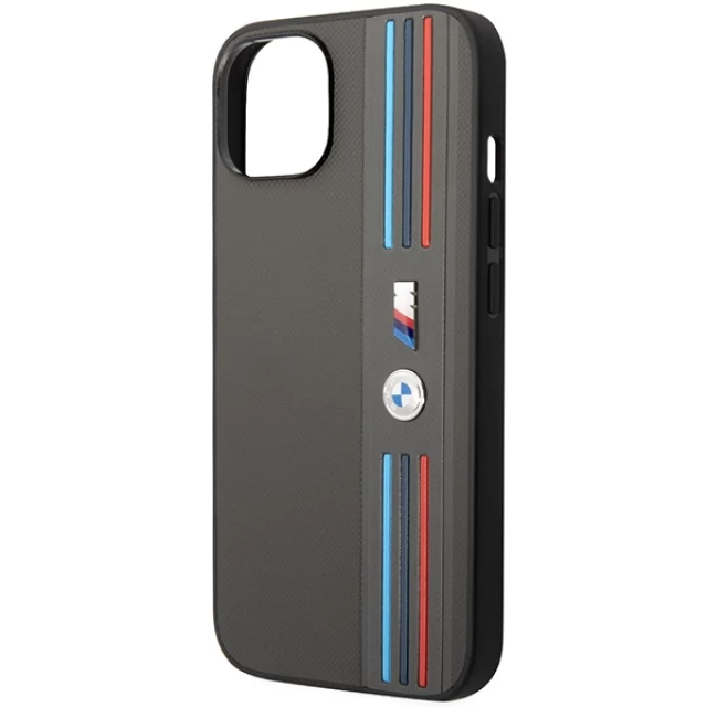 Чехол BMW для iPhone 14 Plus Tricolor M Collection Grey (BMHCP14M22PPMA)