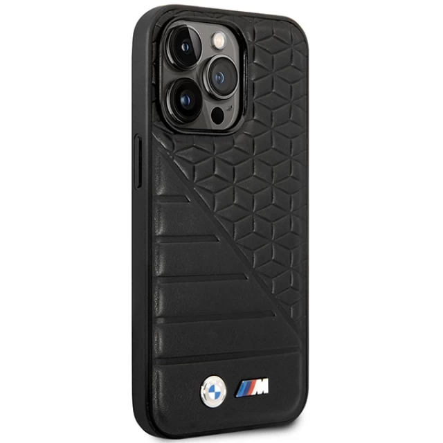 Чехол BMW для iPhone 14 Pro Bi Pattern Black (BMHCP14L22PMGK)