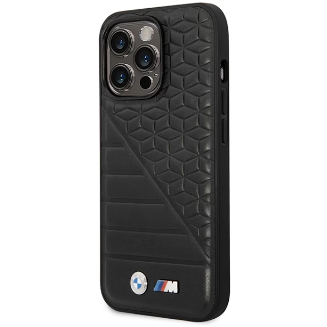 Чохол BMW для iPhone 14 Pro Max Bi Pattern Black (BMHCP14X22PMGK)