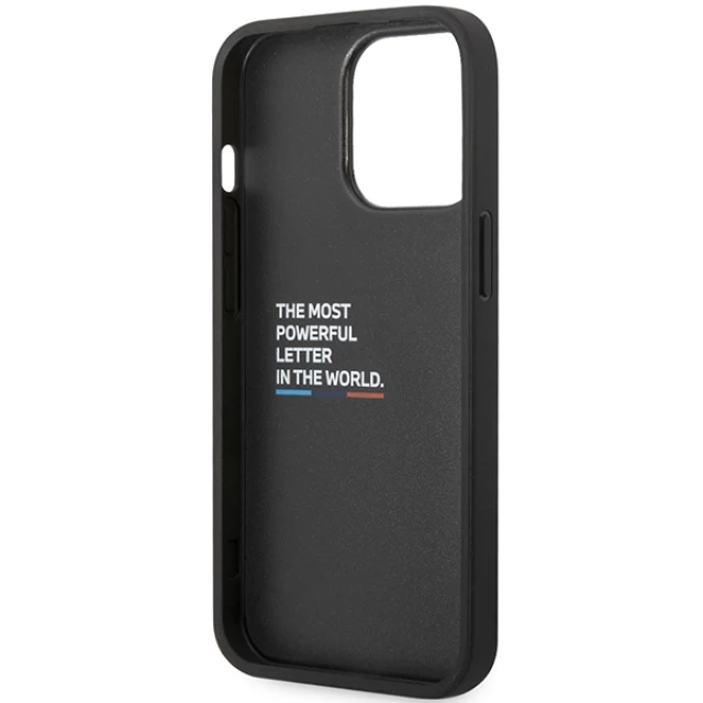 Чохол BMW для iPhone 14 Pro Max Bi Pattern Black (BMHCP14X22PMGK)