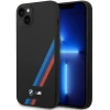 Чохол BMW для iPhone 14 Plus Silicone Slanted Sttripes Black (BMHCP14M22SOTK)