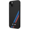 Чехол BMW для iPhone 14 Plus Silicone Slanted Sttripes Black (BMHCP14M22SOTK)