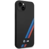 Чохол BMW для iPhone 14 Plus Silicone Slanted Sttripes Black (BMHCP14M22SOTK)