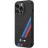 Чохол BMW для iPhone 14 Pro Silicone Slanted Sttripes Black (BMHCP14L22SOTK)