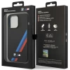 Чохол BMW для iPhone 14 Pro Silicone Slanted Sttripes Black (BMHCP14L22SOTK)