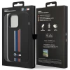 Чохол BMW для iPhone 14 Pro Max Silicone Vertical Tricolor Lines Black (BMHCP14X22SWTK)