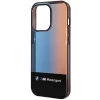 Чехол BMW для iPhone 14 Pro Half Tricolor Black (BMHCP14L22HMGK)