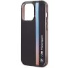 Чехол BMW IML Tricolor Stripe для iPhone 14 Pro Black (BMHCP14L22HVGV)