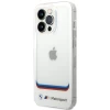 Чохол BMW для iPhone 14 Pro Transparent Center White (BMHCP14L22HMCH)