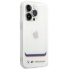 Чохол BMW для iPhone 14 Pro Transparent Center White (BMHCP14L22HMCH)