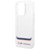 Чохол BMW для iPhone 14 Pro Transparent Center White (BMHCP14L22HMCH)