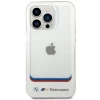 Чехол BMW для iPhone 14 Pro Max Transparent Center White (BMHCP14X22HMCH)