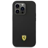 Чехол Ferrari Silicone Metal Logo для iPhone 14 Pro Black with Magsafe (FESSIHMP14LBK)