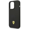 Чохол Ferrari Silicone Metal Logo для iPhone 14 Pro Max Black with Magsafe (FESSIHMP14XBK)