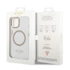 Чохол Guess Metal Outline для iPhone 14 Gold with MagSafe (GUHMP14SHTRMD)