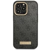 Чохол Guess 4G Logo Plate для iPhone 14 Pro Black with MagSafe (GUHMP14LU4GPRK)