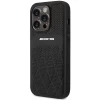 Чехол Mercedes Leather Curved Lines для iPhone 14 Pro Black with MagSafe (AMHMP14LOSDBK)