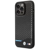 Чохол BMW для iPhone 14 Pro Leather Carbon Black with MagSafe (BMHMP14L22NBCK)