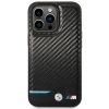 Чохол BMW для iPhone 14 Pro Leather Carbon Black with MagSafe (BMHMP14L22NBCK)