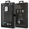 Чохол BMW для iPhone 14 Pro Leather Carbon Black with MagSafe (BMHMP14L22NBCK)