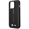 Чехол BMW Quilted Tricolor для iPhone 14 Pro Black with MagSafe (BMHMP14L22PVTK)