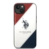 Чохол U.S. Polo Assn. Tricolor Embossed для iPhone 14 Plus White (USHCP14MPSO3)