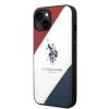 Чехол U.S. Polo Assn. Tricolor Embossed для iPhone 14 Plus White (USHCP14MPSO3)